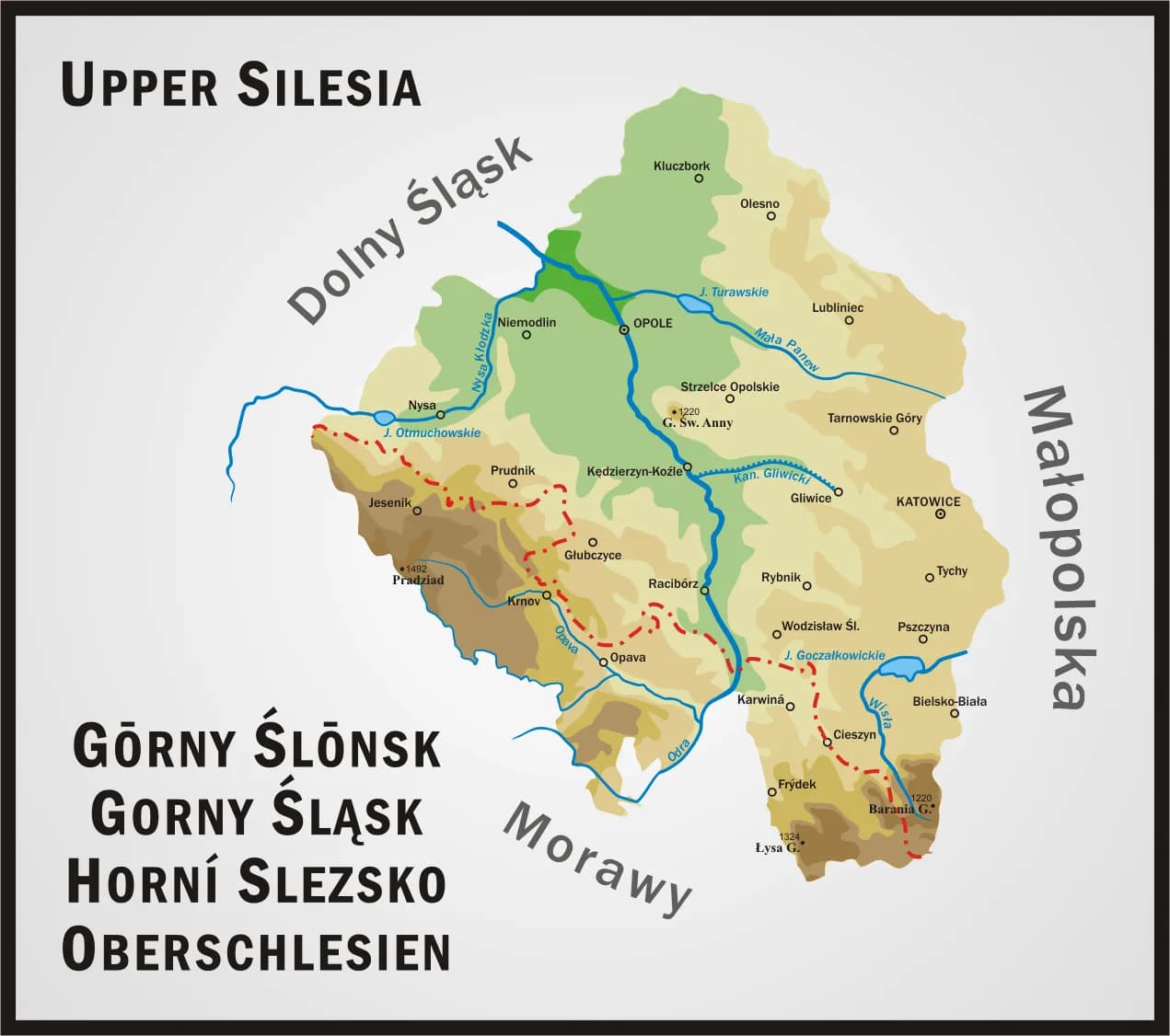 Mapa Górnego i Dolnego Śląska - Kluczowe informacje i szczegóły